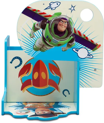 Miniatura 15 de Delta Children - Silla de escritorio con cubo de almacenamiento + Organizador de almacenamiento de juguetes con diseño de 6 contenedores