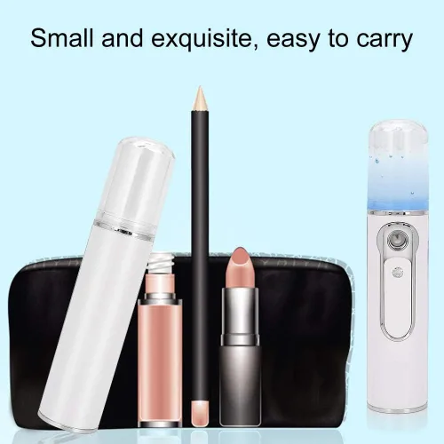 Miniatura 3 de Vapor, vaporizador iónico, vaporizador facial de niebla cálida, aerógrafo hidratante portátil para la piel, maquillaje hidratante de poros