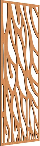 Miniatura 188 de 9 3/8"W x 24 3/8"H x 1/4"T Bristol Decorativos Paneles de Pared de Madera Calado, Cereza