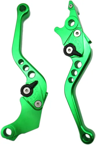 Miniatura 6 de BLUE ELF Palanca de embrague de freno corto CNC 6 posiciones verde para Honda CBR250R 2011-2013, CBR300R 2014-2016, CB300F/FA 2014-2016