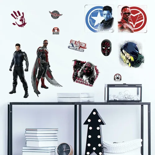 Miniatura 2 de Roommates RMK4701SCS Falcon and The Winter Soldier - Calcomanías adhesivas