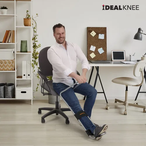 Miniatura 6 de IdealKnee One Pad - Dispositivo avanzado de extensión de rodilla y alivio del dolor - Avalado por fisioterapeutas y cirujanos - Ideal
