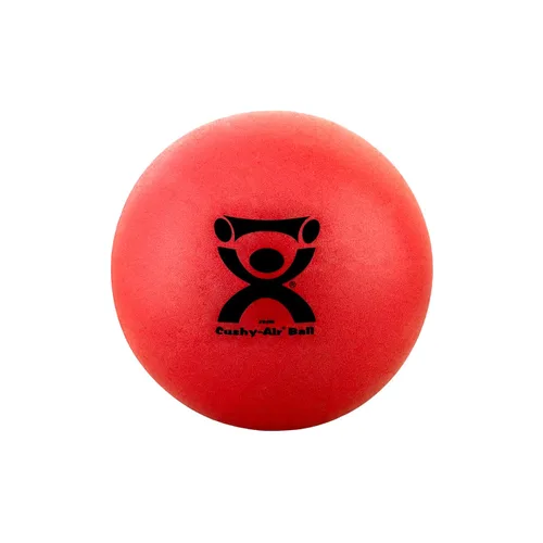 Miniatura 9 de CanDo Bola de mano Cushy-Air para rehabilitación, ejercicios, terapia de manos, terapia ocupacional, fortalecimiento de manos, mejora las Verde (10")