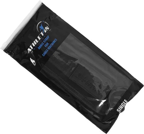 Miniatura 6 de Correa de tobillo para máquinas de cable, retrocesos, entrenamientos de glúteos, extensiones de piernas ajustables, acolchado ultrasuave, puño