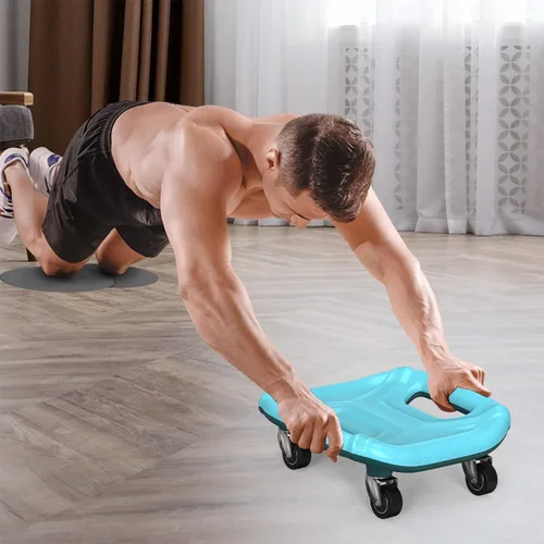 Miniatura 4 de PROIRON Rodillo abdominal con rodilleras para entrenamiento abdominal, rueda multifuncional para entrenamiento abdominal, rodillo abdominal