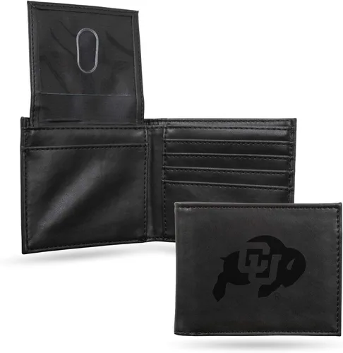 Miniatura 39 de NCAA Rico Industries Cartera Billetera con Grabado Láser Cartera Billetera con Grabado Láser - Diseño Delgado - Gran Regalo