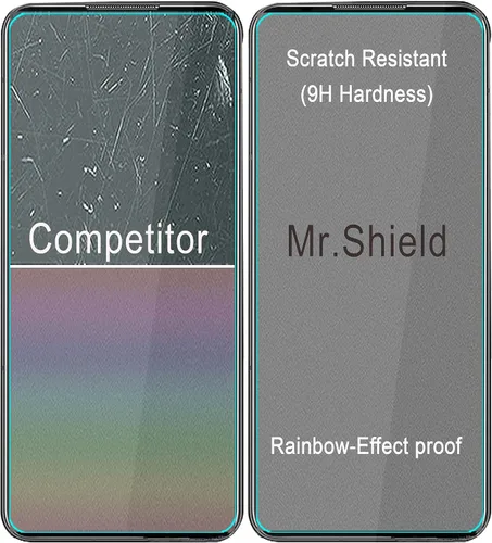 Miniatura 5 de Mr.Shield [Paquete de 3] Protector de pantalla para ASUS Zenfone 10 [vidrio templado] [Vidrio japonés con dureza 9H] Protector de pantalla
