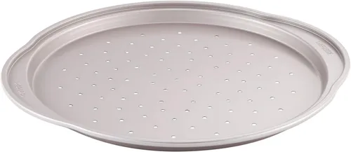Miniatura 5 de CHEFMADE Bandeja para pizza, 7 pulgadas antiadherente para panqueques para hornear al horno (oro champán)