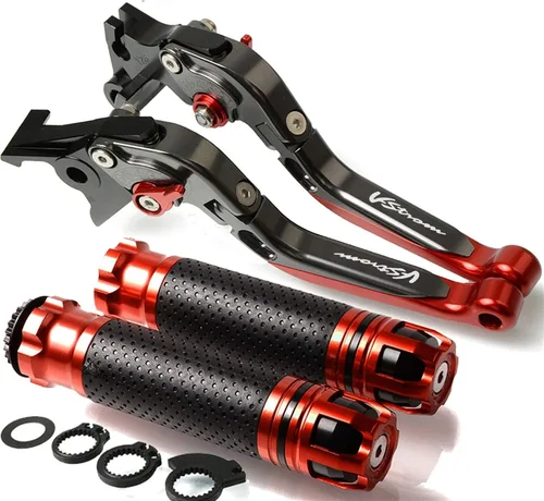 Miniatura 22 de for Suzuki V-Strom 2002-2016 2015 2014 20132 012 2011 2010 V-Strom Motorcycle Brake Handle Adjustable Brake Clutch Lever Handbar (Color : 1)