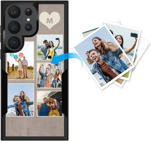 Miniatura 103 de Funda protectora personalizada para Samsung Galaxy S22 Ultra 5G (versión 2022), funda protectora de doble capa resistente con múltiples fotos, a