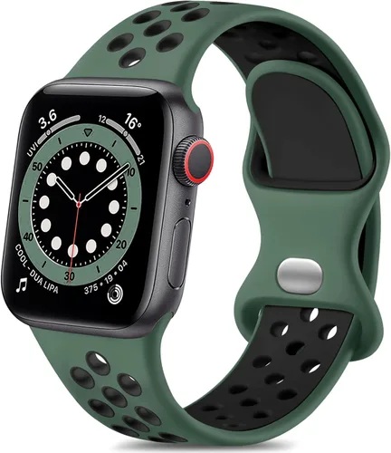 Miniatura 17 de Lerobo - Bandas deportivas compatibles con Apple Watch Band de 40 mm, 41 mm, 38 mm y 42 mm para Series 11, 10 para mujeres y hombres, suaves bandas
