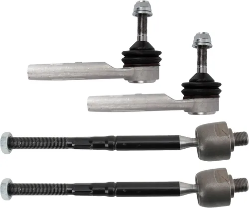 Miniatura 50 de TRQ Juego de barras de acoplamiento delanteras interiores y exteriores de 4 piezas compatible con Jeep Cherokee 1991-2001 y Comanche 91-92