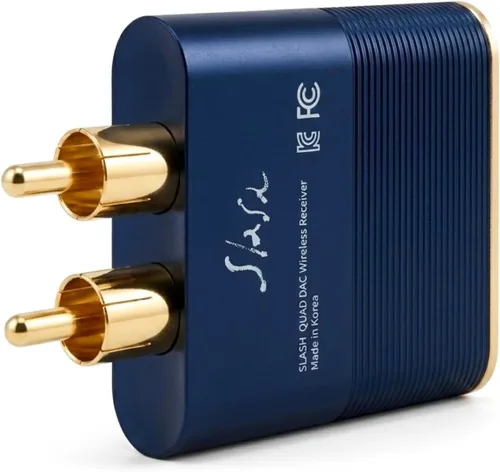 Slash Receptor de audio Bluetooth de 6 alta resolución para estéreo doméstico, adaptador inalámbrico audiófilo con ESS Quad DAC (ES9219), entrada