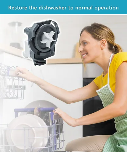 Miniatura 6 de 661658 Dishwasher Drain Pump, Heavy Duty Direct Replacement for Whirlpool Kenmore Sears, Replaces