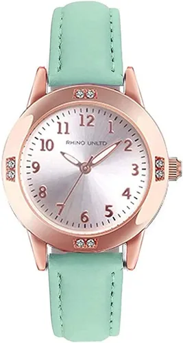 Reloj de estudiante para niñas Simple Japón cuarzo casual correa de cuero relojes para mujeres de 11 a 15 años