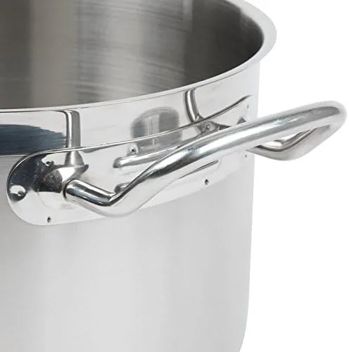 Miniatura 3 de Royal Industries Olla clásica con tapa, 16 cuartos de galón, 11" x 9.8" HT, acero inoxidable, grado comercial - Certificado NSF