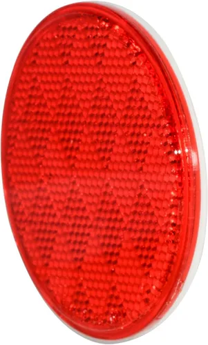 Miniatura 2 de GG Grand General 80814 Reflector redondo rojo adhesivo de 3 pulgadas para camiones, remolques, remolques, caravanas y autobuses, 1 paquete