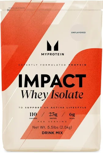 Miniatura 11 de Myprotein Impact - Aislado de proteína de suero de leche, 2.2 libras (40 porciones) de caramelo salado, 0.88 oz de proteína y 0.18 oz de BCAA por