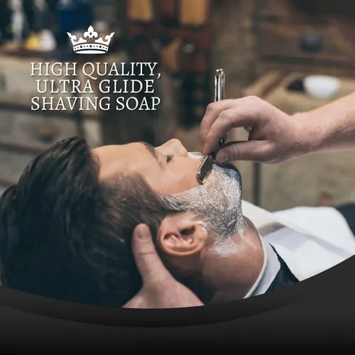 Miniatura 7 de Henri et Victoria Jabón de afeitar para hombres Afeitado suave, enjabona muy bien, aroma de larga duración Hecho en Canadá por experto artesano