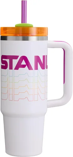 Miniatura 23 de STANLEY Quencher H2.0 FlowState - Vaso térmico de acero inoxidable con aislamiento al vacío, vaso con tapa y pajita para agua, té o café helado