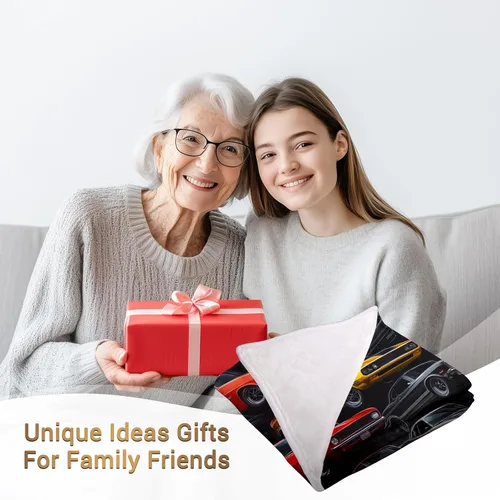 Miniatura 2 de Jekeno Manta de regalo de automóvil para hombre, hijo, hermano, cumpleaños, San Valentín, Navidad, suave y acogedora felpa para niños, adolescentes