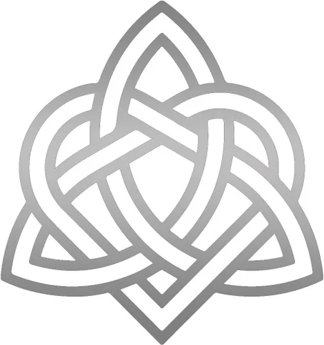 Miniatura 11 de Corazón celta triquetra nudo 1 (holograma) (juego de 2) calcomanías de vinilo impermeables de alta calidad para teléfono portátil, accesorio