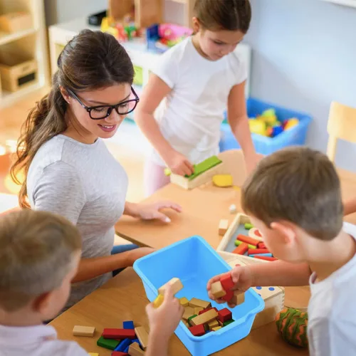 Miniatura 2 de Nsmykhg Contenedores de almacenamiento, paquete de 6 cubos pequeños apilables de plástico multiusos, colores mixtos
