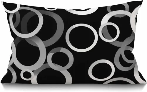 Miniatura 15 de Smooffly Funda de almohada rectangular oblonga estilo granja con palmeras, hojas vívidas y realistas de crecimiento de palmeras, temática