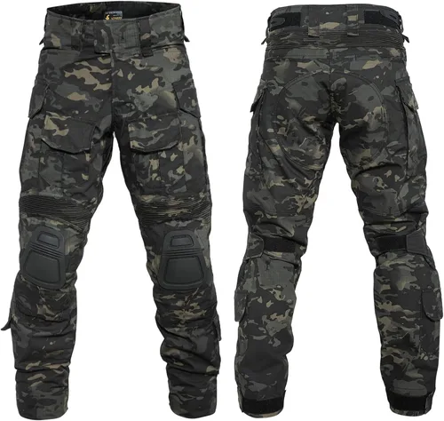 Miniatura 2 de YEVHEV G3 Pantalones de combate tácticos Pantalones tácticos Ropa militar Ropa de camuflaje Equipo de paintball con rodilleras para hombres