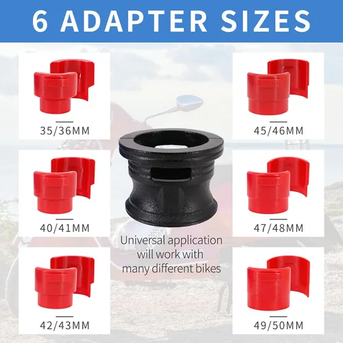 Miniatura 2 de Kit de herramientas universales para motocicleta, tenedor, tenedor, kit de herramientas para instalador, juego de controlador de 1.378 in, 1.417 in