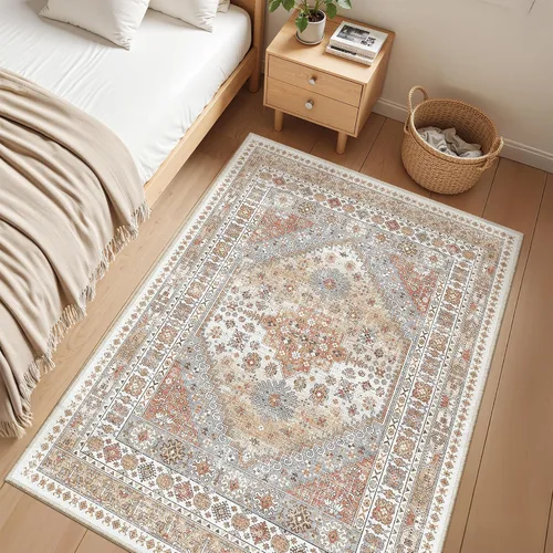 Miniatura 171 de zesthome Alfombra antideslizante para pasillos - Alfombra de pasillo 2x8 para dormitorio, alfombra lavable con respaldo de goma, alfombra suave