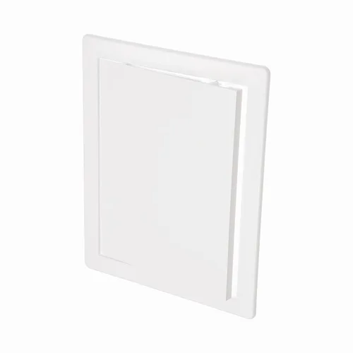 Miniatura 29 de Panel de acceso de plástico blanco de 4 x 4 pulgadas. Panel de puerta de eje de servicio. Plomería, electricidad, calefacción, panel de acceso