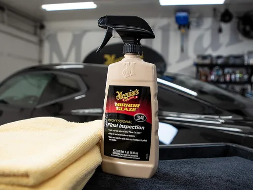 Miniatura 2 de Meguiar's M34 paquete de Mirror Glaze Final Inspection y paños de microfibra