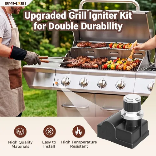 Miniatura 6 de Piezas de repuesto para encendedor de parrilla de 5 salidas para Home Depot Nexgrill 720-0830 720-0830H 720-0888N, kit de repuesto de encendedor