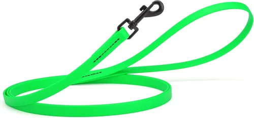 Miniatura 77 de Dogline Biothane - Correa impermeable para perro, correa de nailon tejido con revestimiento fuerte, con herrajes negros, a prueba de olores, fácil