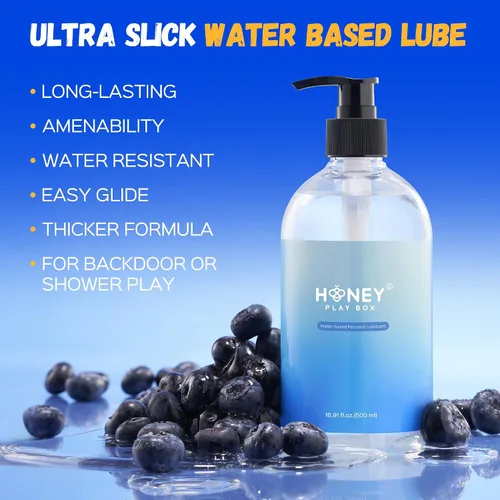Miniatura 5 de Lubricante a base de agua, lubricante personal para hombres, mujeres y parejas, lubricante anal para una comodidad suave y duradera, antiadherente