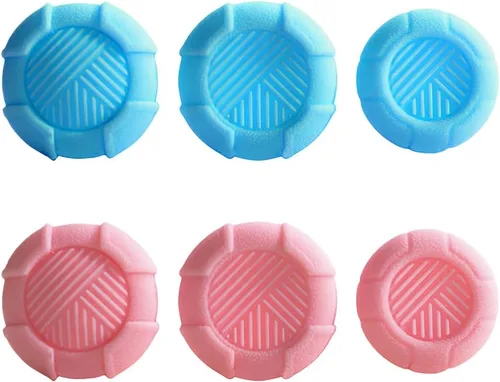 Miniatura 25 de PERFECTSIGHT Lindas tapas de agarre para el pulgar para el controlador PS5/PS4, tapas analógicas de silicona para Halloween para Xbox Series X/S