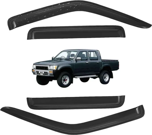 Miniatura 180 de Viseras para ventanas para Mazda 3 Sedán 4 puertas 2004 2005 2006 2007 2008 2009 estilo JDM Mugen, deflector de viento, protector solar y de lluvia