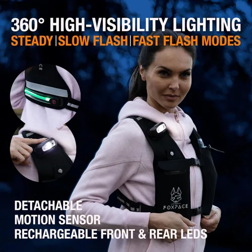 Miniatura 4 de Chaleco para correr para mujeres y hombres – Chaleco de hidratación – Mochila ajustable transpirable para senderismo maratón – Bolsillo impermeable