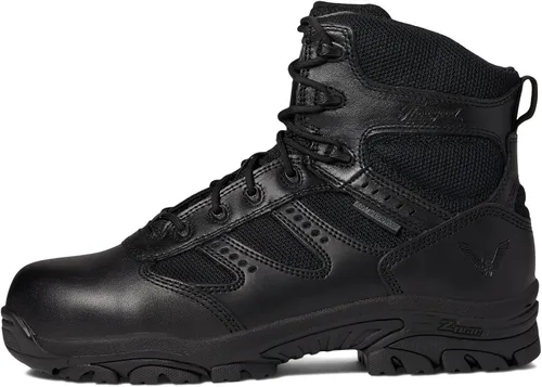 Miniatura 4 de Thorogood Deuce - Botas tácticas negras impermeables de 6 pulgadas con cremallera lateral para hombres y mujeres con puntera de seguridad compuesta