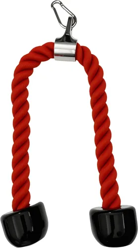 Miniatura 4 de Accesorios para cable de cuerda de tríceps, accesorios para máquina de cables para gimnasio en casa, cuerda de tríceps de 27 pulgadas para fijación