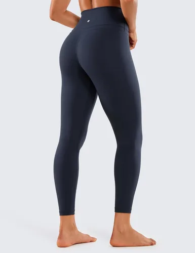 Miniatura 2 de CRZ YOGA Leggings de yoga 78 para mujer, sensación de desnudo, pantalones ajustados de cintura alta de 25 pulgadas