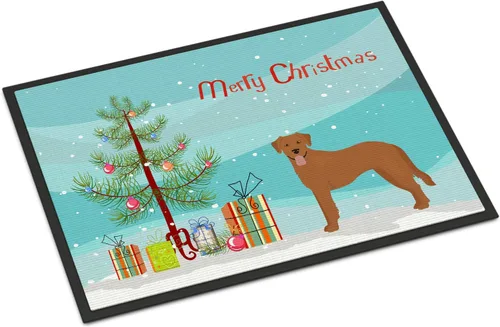 Miniatura 259 de Caroline's Treasures CK3799MAT Akita Shepherd - Tapete de árbol de Navidad de 18 x 27 pulgadas, tapete para puerta delantera, interior y exterior