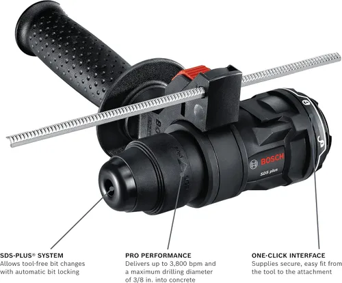 Miniatura 2 de BOSCH GFA12-H SDS-plus - Accesorio de martillo giratorio para Bosch GSR12V-140FC y GSR12V-300FC