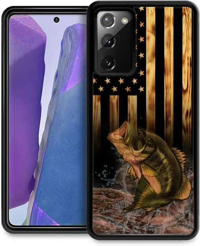 Miniatura 34 de DJSOK Funda compatible con Samsung Galaxy S22 Ultra, diseño con patrón de parachoques trasero, esquinas reforzadas contra arañazos, esquinas Bandera