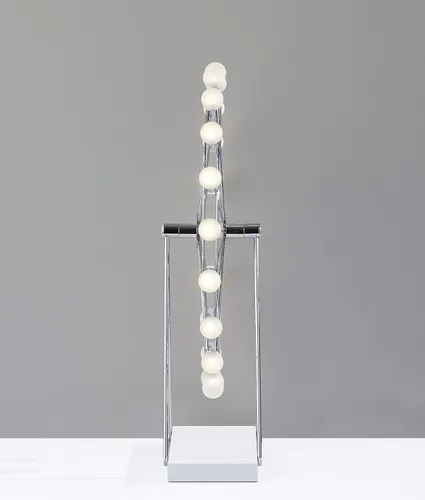 Miniatura 6 de Adesso Home 2120-22 Lámpara de mesa LED de transición de la colección Coney en acabado cromado, 5.25 pulgadas, grande, bronce