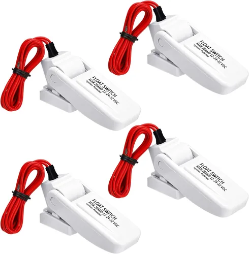 Miniatura 7 de Landhoow Interruptor de flotador automático de bomba de sentina para barco, interruptor de flotador de sentina de 12 V, 24 V, 32 V, sellos