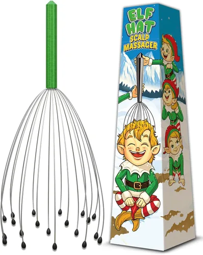 Pelto Masajeador de Cuero Cabelludo en Caja de Regalo de Navidad - Rellenos de Calcetín para Hombres Adultos 2024. Ideas de Regalo de Intercambio