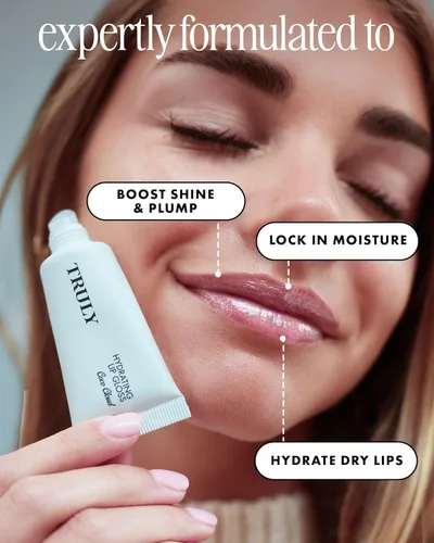 Miniatura 4 de Truly Beauty Hydrating Lip Gloss High Shine & Tinted, Infused with Hyaluronic Acid, Jojoba Oil & Shea Butter