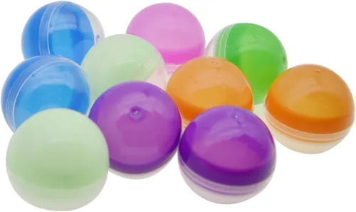 Miniatura 5 de 30 unids 28mm/1.1inch Round Capsules Clear Empty Vending Machine Cápsulas Contenedores para Máquinas de Gumball Transparente